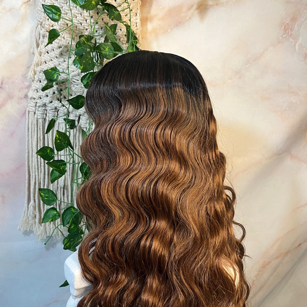 Chocolate Brown Bouncy Curly Lace Front Synthetic Wig!